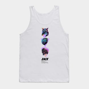 Zack Skaett Japanese anime art Tank Top